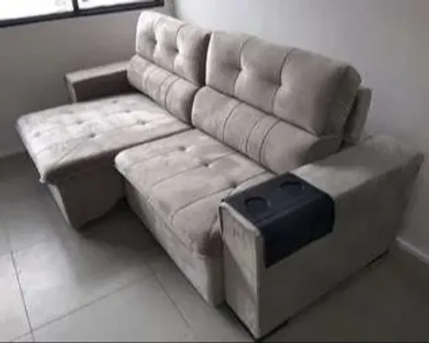 Sofá Cancun 2,30m Retrátil e Reclinável (FAZEMOS ENTREGAS DF E ENTORNO)