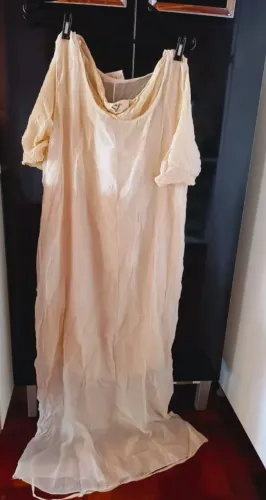 Vestido Longo Duplo Nude G