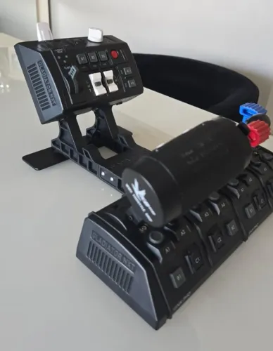 Acelerador Throttle VKB GNX WW2 + Extensão THQ - Simulador Voo - IL2 - DCS