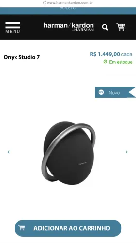 Caixa de som Harman Kardon Onyx Studio 7