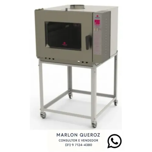 Forno Turbo a Gás 5 Esteiras Progas Novo