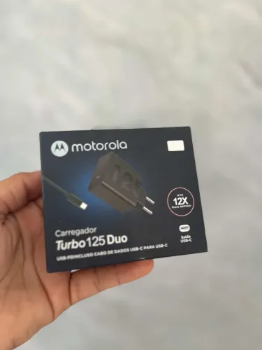 Carregador Motorola 125w turbo - ENTREGA A DOMICÍLIO