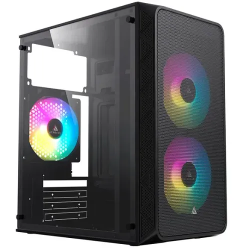 Gabinete gamer novo lacrado! Aviator, com 2 ventoinhas!