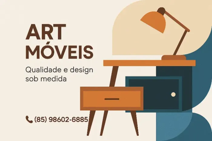 Trabalhamos com móveis projetados