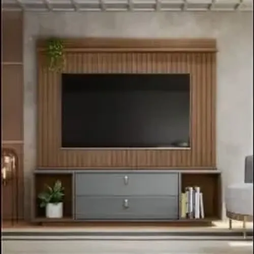 Painel ripado 1,83 largura tv ate 75 frete gratis entrego hoje R$ 1.299,99 a vista 