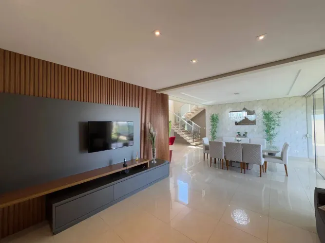 SUN LAKE RESIDENCE - R$ 3.590.000 - Casa à venda, 3suítes, Vista para lago, 335m², 4 Vagas