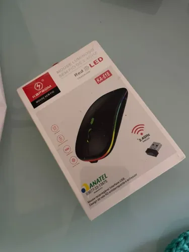 Mouse Sem Fio Luminoso Bluetooth