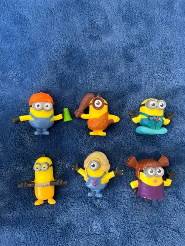 Coleção 6 bonecos minions