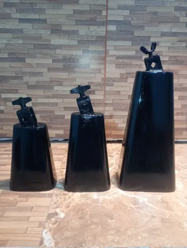 Chocalho Músical Kit com 3 Cowbell