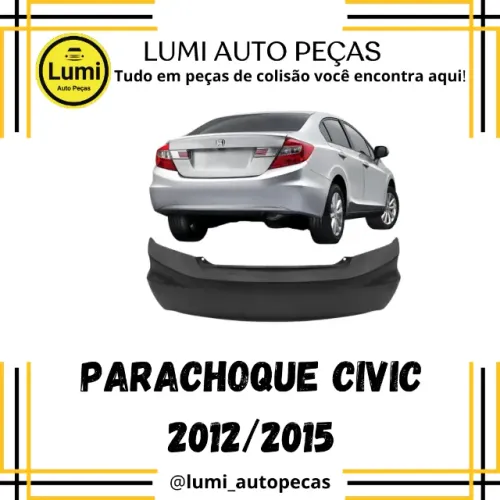 Parachoque Civic 2012/2015 - NOVO 