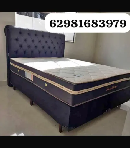 Cama box King Colchão suporte