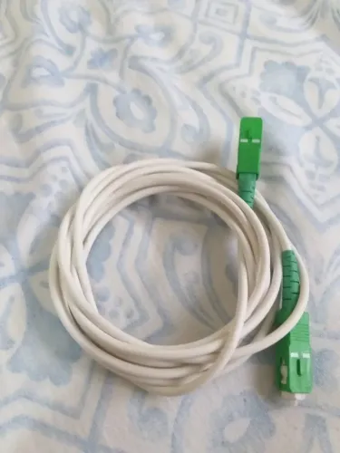 Cabo Cordão Fibra Óptica Conector Sc-apc 2 metros