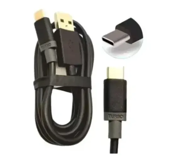 Cabo Carregador Turbo Power Tipo C Serve Qual quer Aparelho