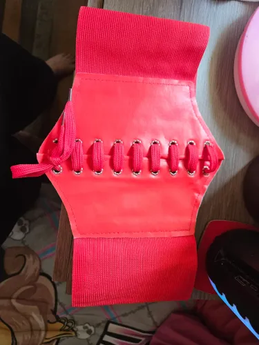 Corset cinto vermelho 