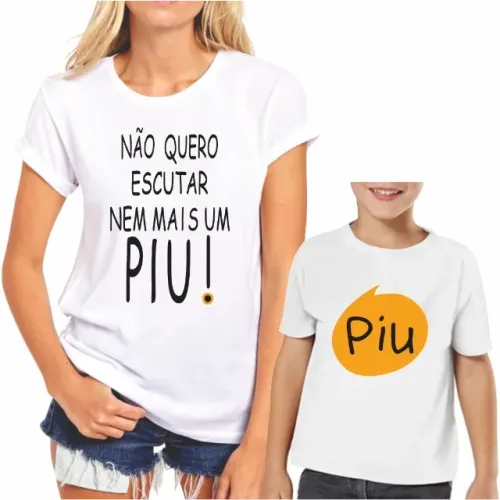 Camiseta mãe e filho(a)