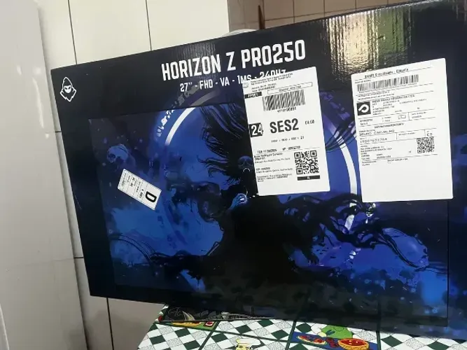 EMBALAGEM COMPLETA NOVA / Monitor Gamer Mancer Horizon Z PRO250, 27 Pol.