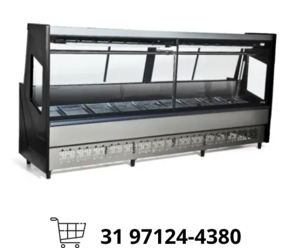 Balcão de Açougue 3M Preto 220v Polar
