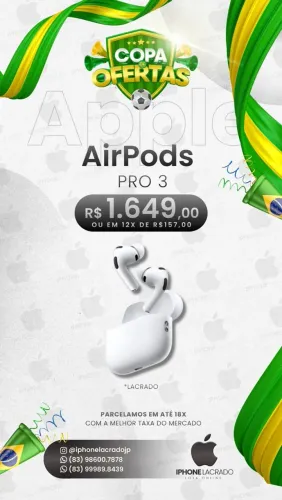 AirPods Pro 3 lacrado