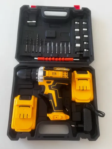 Parafusadeira e Furadeira 48V IVA Profissional + 2 Baterias + Kit 29 Peças