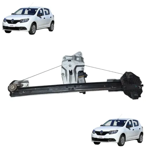 Máquina Motor Vidro Elétrico D/e Sandero Logan 1.6 8v 15/17