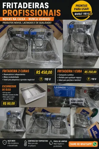 Vendo fritadeira novas