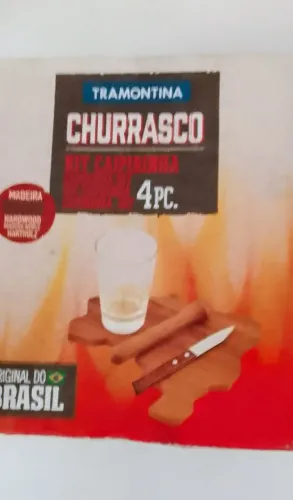 Tramontina conjunto para churrasco
