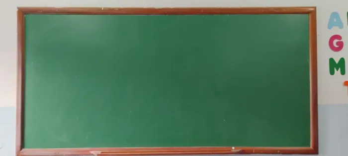 Quadro negro/ escolar de giz