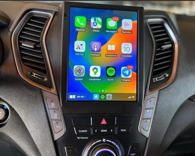 Central multimídia Hyundai Santa Fe / ix35 /elantra