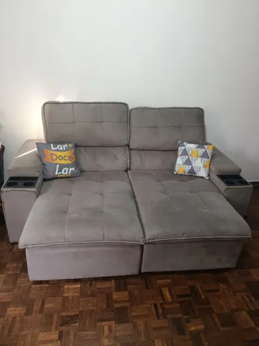 Sofá retrátil 4 lugares