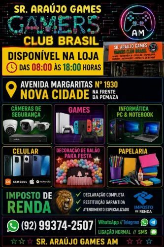 Loja Sr.Araújo GAMES AM 2° [Nova Cidade]