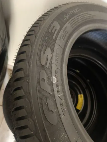 PAR PNEUS GOODYEAR HONDA FIT CITY ARO 15 OKM AC CARTÃO ENTREGO