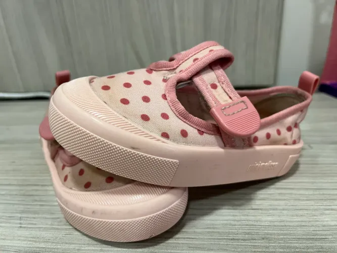 Mini Melissa Basic print rosa poa