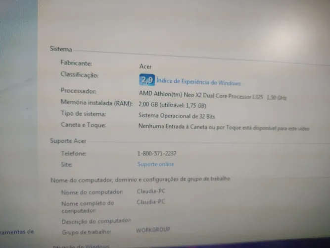 Pc rápido para estudar ou trabalho