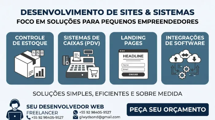 Desenvolvimento de Sistemas e Sites