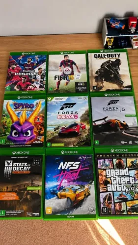 LOTE COM JOGOS DE XBOX ONE