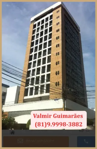 Salas para escritórios,  a venda com 60 metros quadrados na Ilha do Leite - Recife - PE