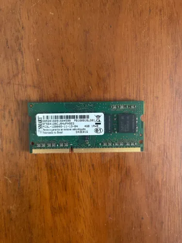 Memória ram notebook 4gb