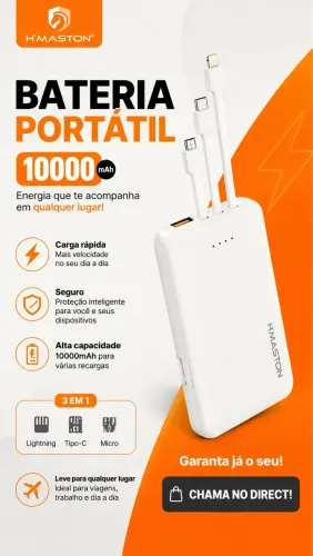 Bateria portátil Hamaston