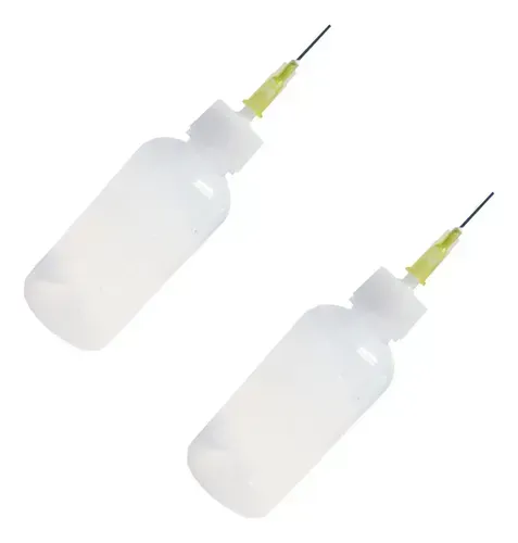 Kit 2 Dispenser Alcool Isopropilico Frasco Ponta Agulha 50 ML
