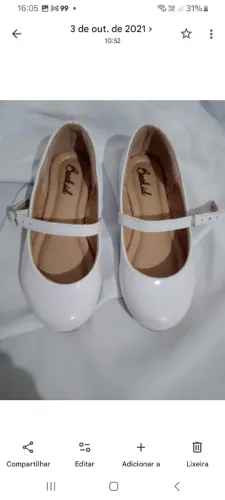 Vendo sapato tamanho 25