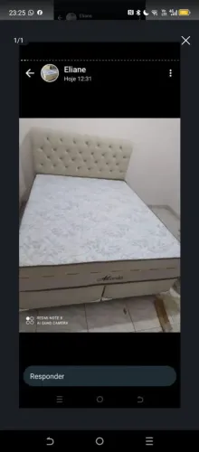 Cama Queem size completa mais colchão Altanta