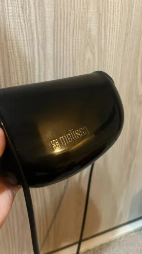 Bolsa Melissa Original Preta Transversal