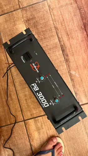 Amplificador de Potência Dobsom PB 3000 AC/DC - Som Profissional