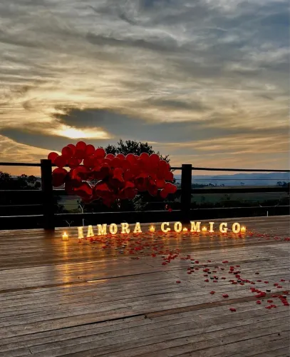 LETREIRO DE LED  NAMORA COMIGO 
