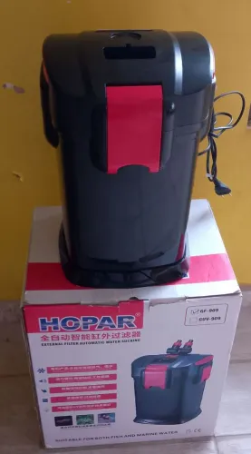 Filtro Canister Hopar GF-909 - 2200l/h - 127v - Água doce ou marinho
