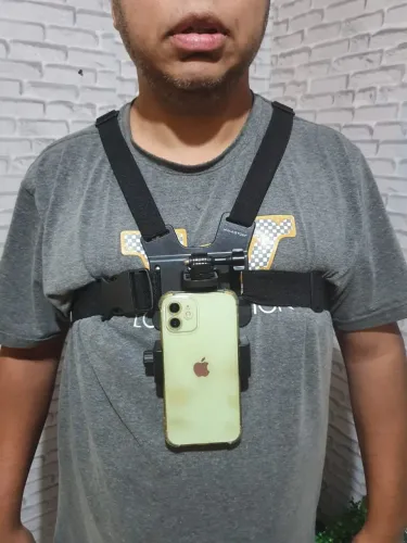 Suporte de Peito para Celular - Gravação POV
