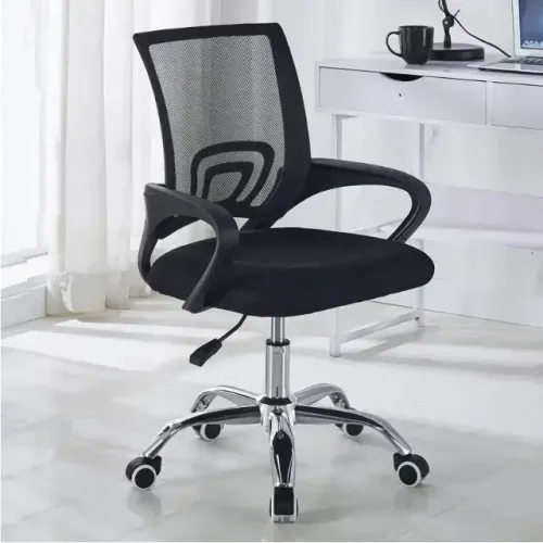 Cadeira de Escritório Diretor Ergonômica em Tela Mesh Preta. ÚLTIMAS UNIDADES CORRE