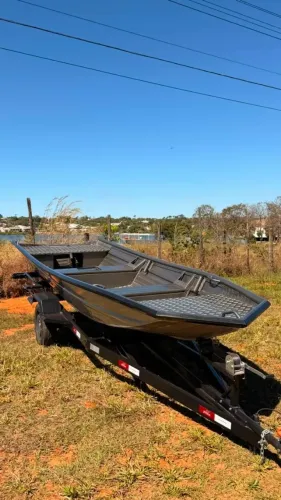Canoa Calaça 5,5 Metros em Alumínio | Borda Flutuante | Pronta Entrega