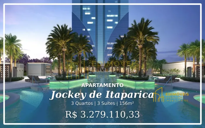 Taj Home Resort: Apartamento de 3 Suítes no Jockey, Vila Velha