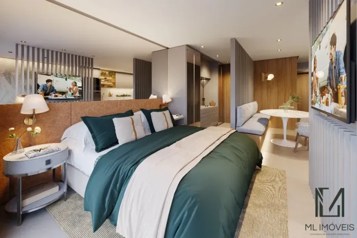 Studio Emirates Parque Flamboyant | Jardim Goiás | Goiânia | 47m²